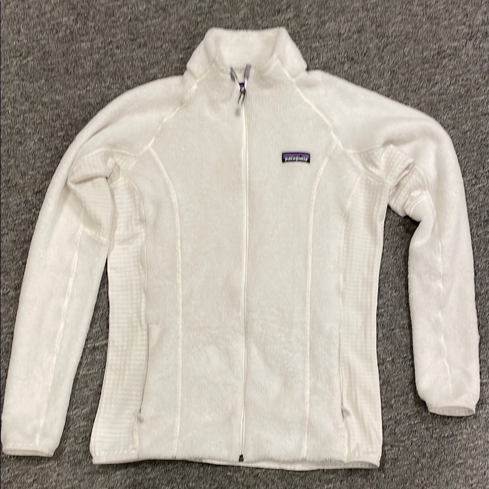 Patagonia White Fleece Jacket